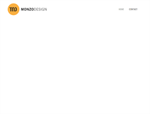 Tablet Screenshot of monzodesign.com